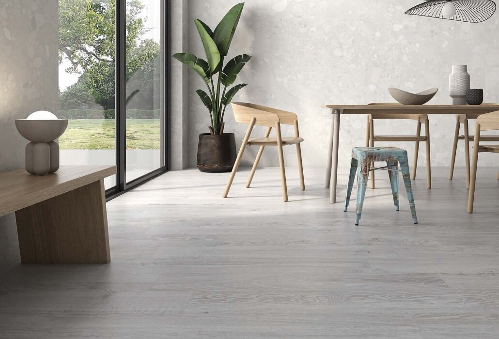 Holzfliesen Lenox im Design Gris