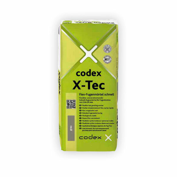 codex X-Tec 12,5 kg  achatgrau Fugenmörtel