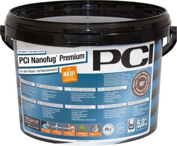 Fugenmörtel PCI Nanofug Premium basalt 5 kg